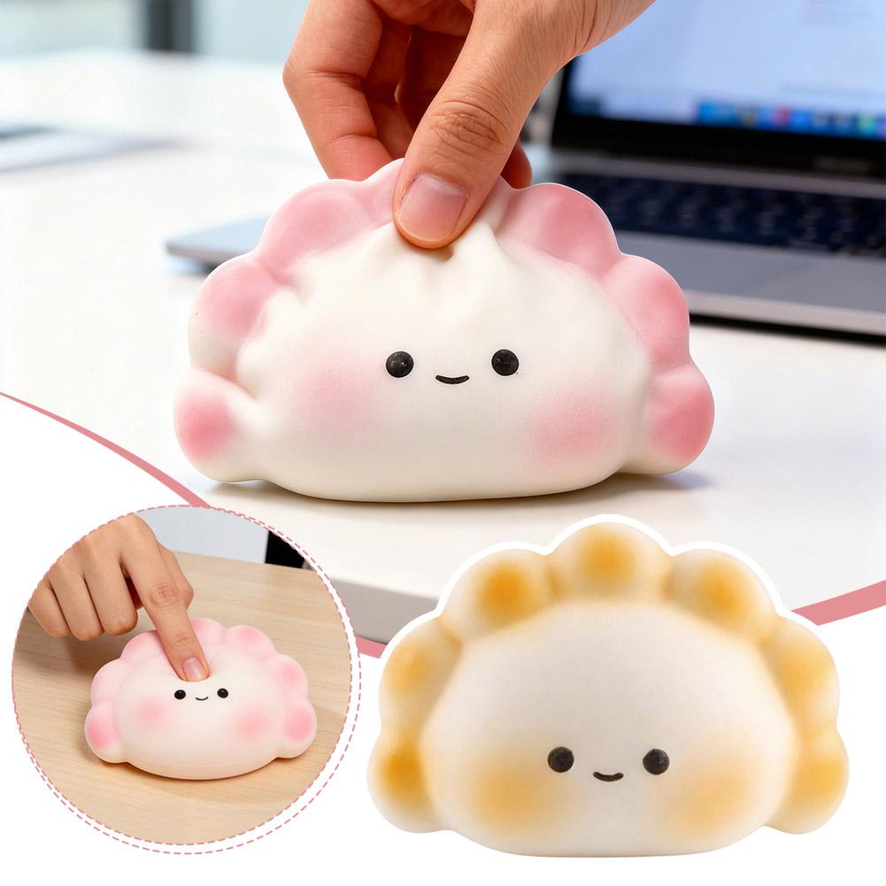 Kids Toys Dumplings - Милые сжимаемые игрушки-сквиши в форме пельменей,