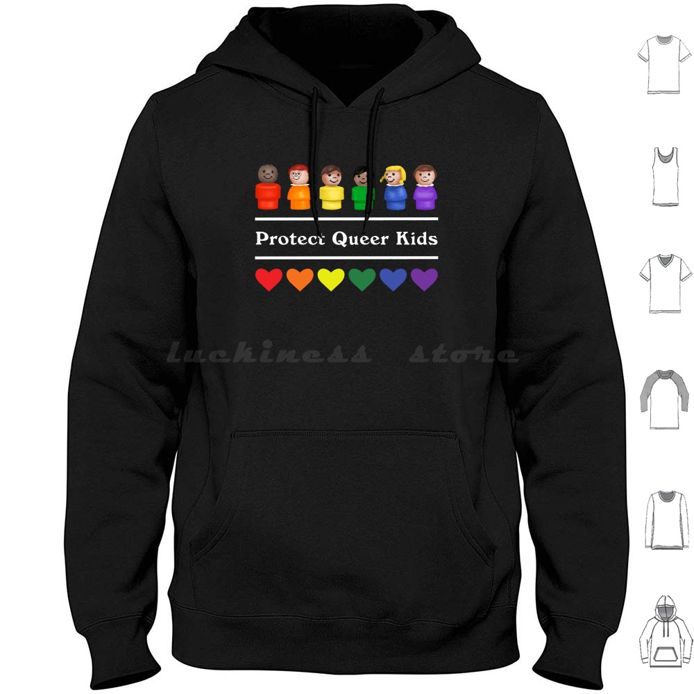 Kids Toys Little People - Детские толстовки с капюшоном Protect Queer