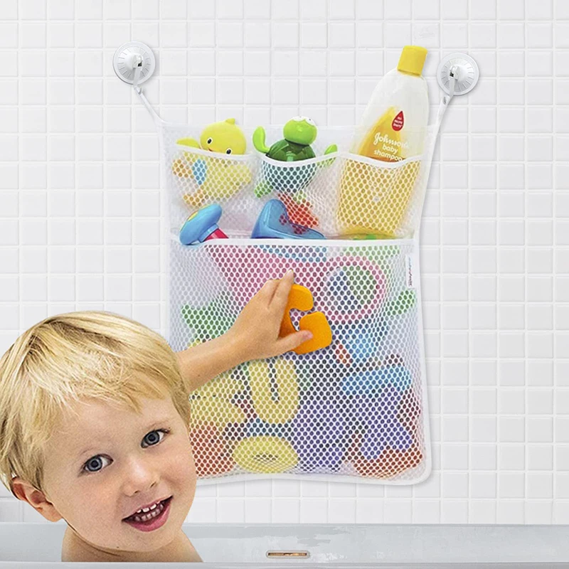Kids Storage Toys - Детские игрушки для душа, белая сетка