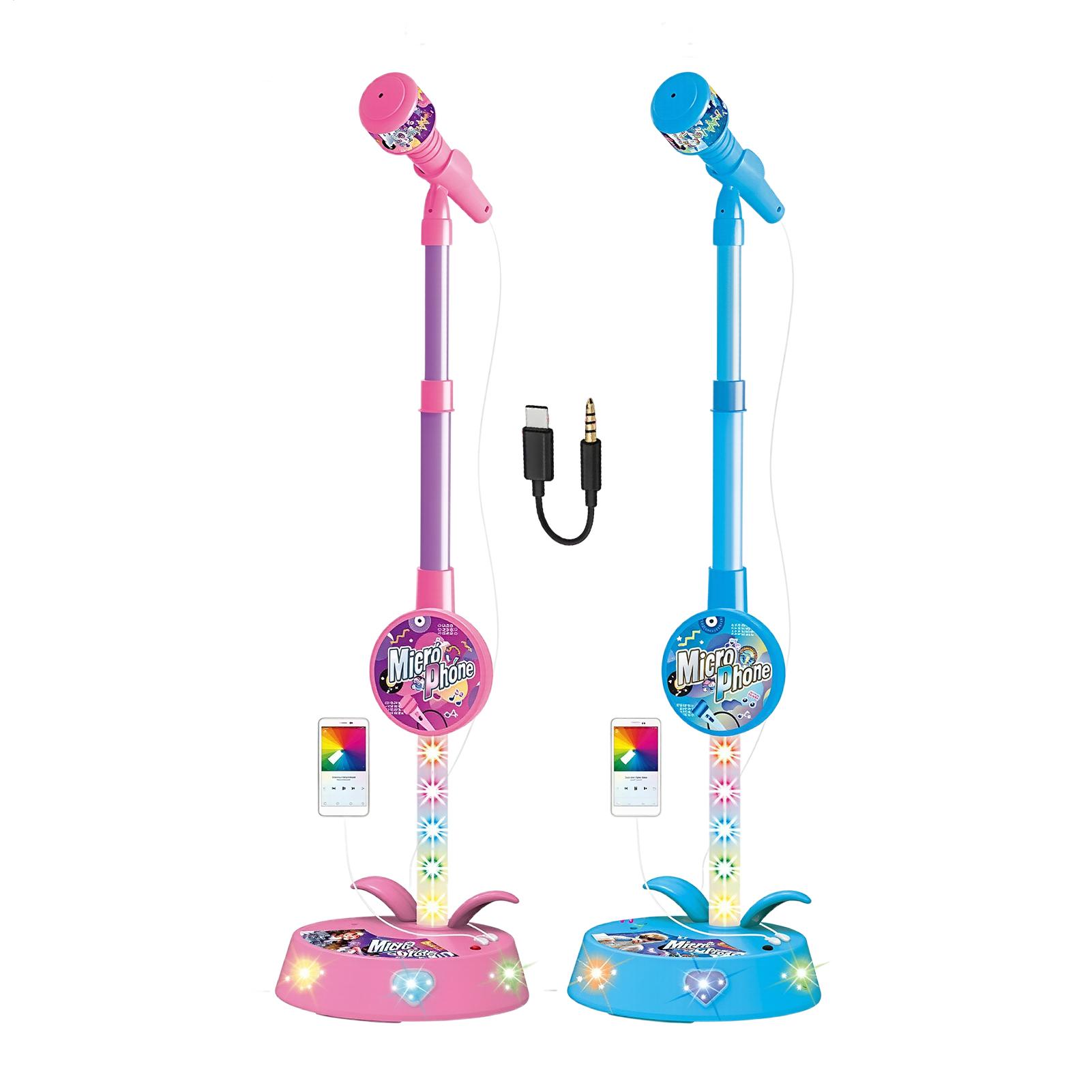 Kids Toys Kids Toys - Детский микрофон с подставкой, беспроводной, с