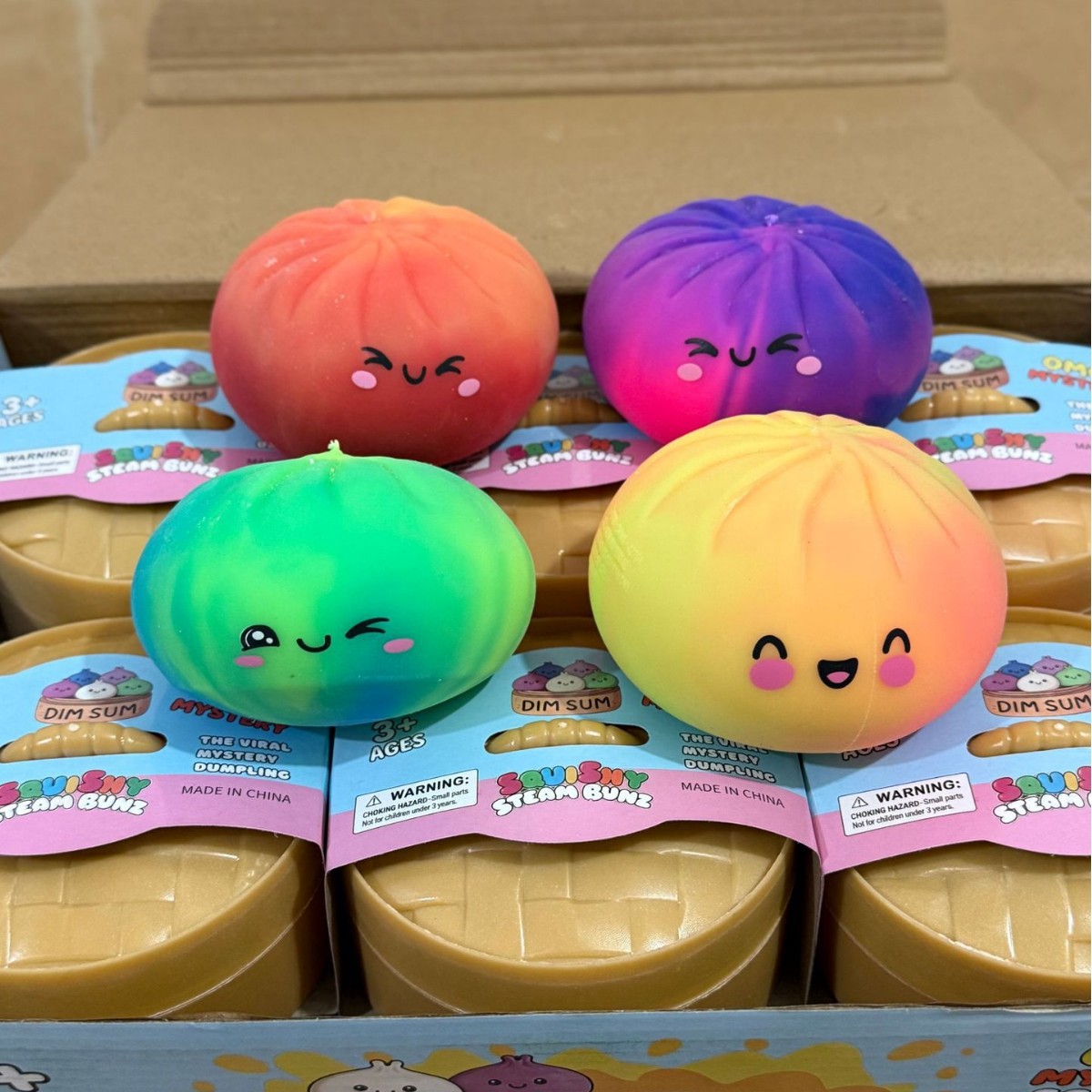 Мячики-антистресс Rainbow Dump – обзор и цена Kids Toys Dumplings