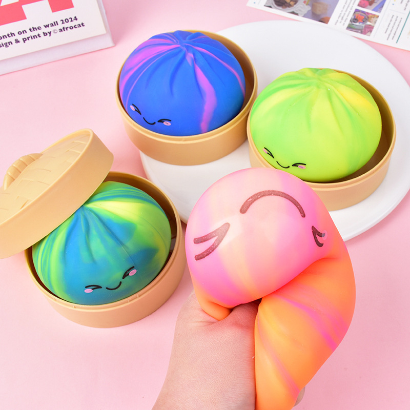 Мячики-антистресс Rainbow Dump – обзор и цена Kids Toys Dumplings