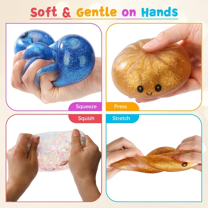 Разноцветные сквиши-пельмени « – обзор и цена Kids Toys Dumplings