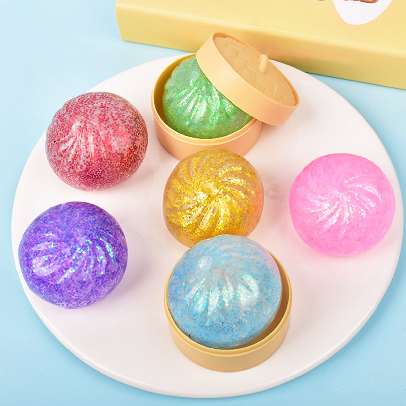 Новый набор из 12 блестящих се – обзор и цена Kids Toys Dumplings