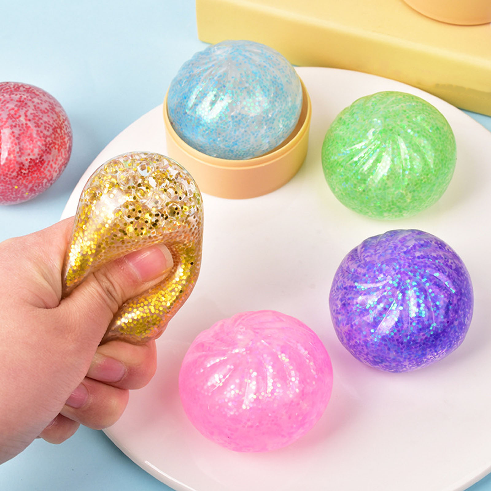 Новый набор из 12 блестящих се – обзор и цена Kids Toys Dumplings
