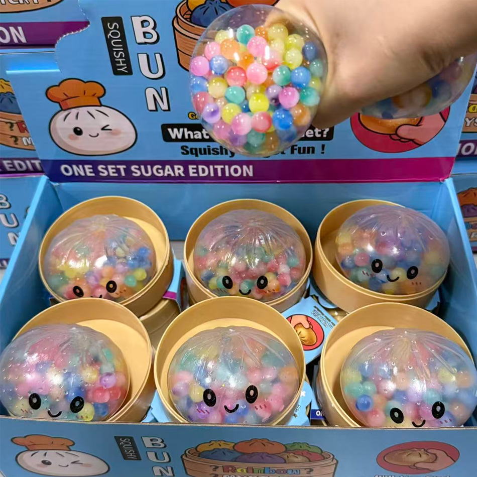 Радужный сквиш-пельмень с буси – обзор и цена Kids Toys Dumplings